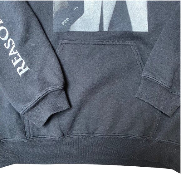 JAY Z Reasonable Doubt Hoodie Size Small Logo Graphic Black White HTF - Picture 6 of 7